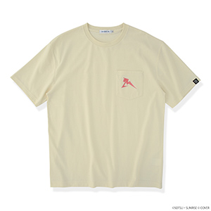 STRICT-G × hololive production SAKURA MIKO EMBLEM [MOBILE SUIT GUNDAM CHAR'S COUNTERATTACK VER.] Embroidered T-Shirt